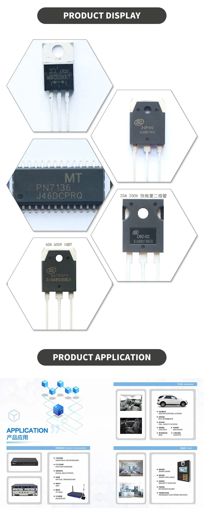 DIP Diode 1n4007 Fast Recovery High Power