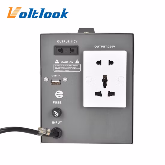 Regulador de voltaje totalmente automático Voltplus 220V 2kVA Stac St 2000W 2kVA