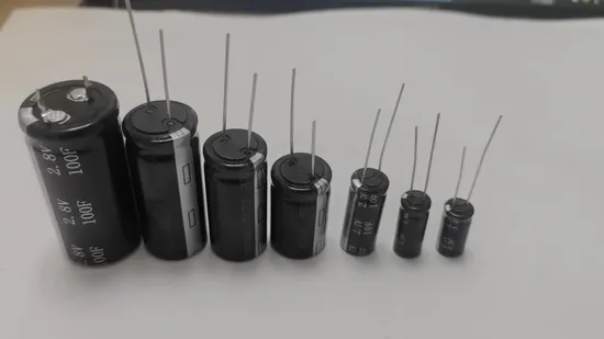 Supercondensador Ultracapacitor 2,8V 10f con alto voltaje y baja ESR